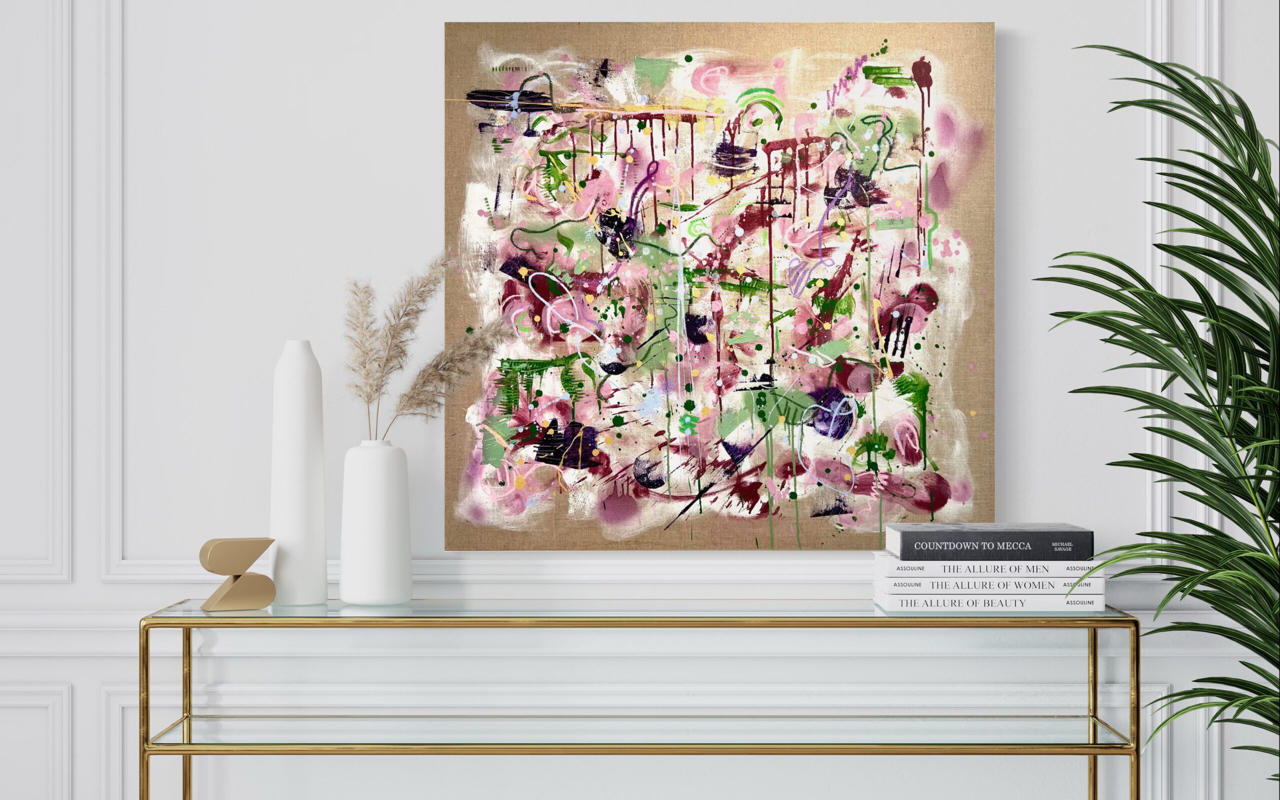 Bloom - Pink - 90 x 90 cm – Image 2