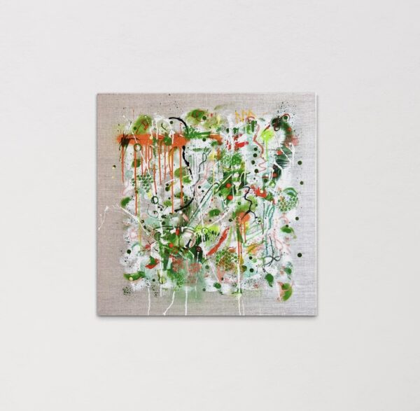 Bloom - Green - 80 x 80 cm
