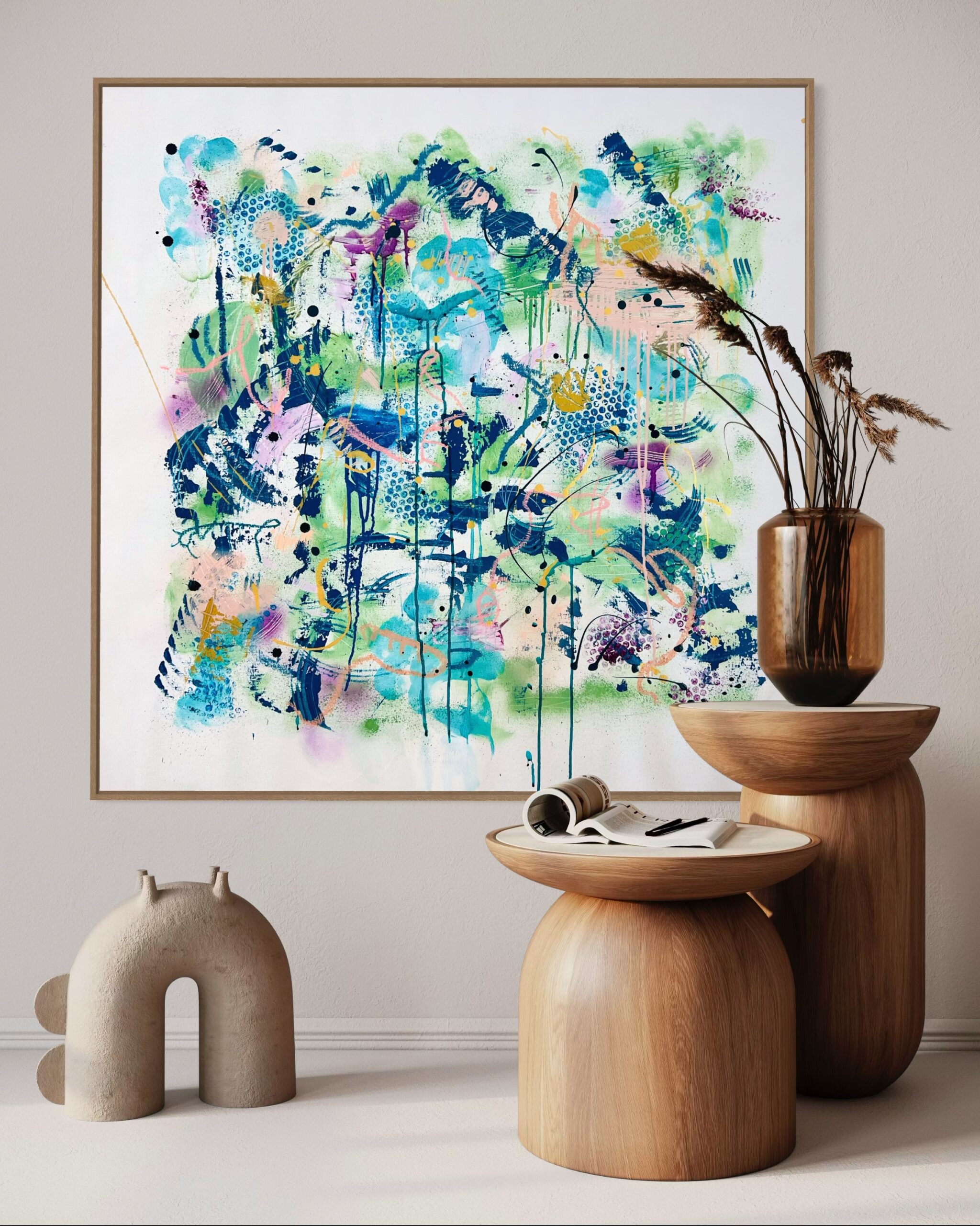 Bloom - Wild - 110 x 110 cm – Image 4